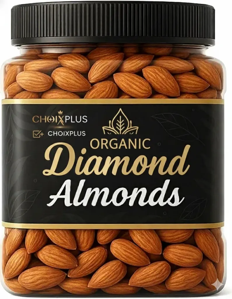California almonds Badaam Badam Organic Box 100% Natural and Premium California Almonds | Quality Badam Giri | Badam - Bold Size | Real Nuts | Whole Natural Badam Dry Fruits (1Kg) - Diwali Gift Pack